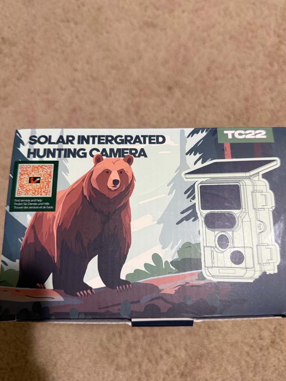 Solar-Integrated Hunting Camera - Green